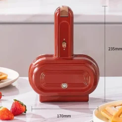 Mini-Toast-Press-Grill – Antihaft-Frühstückszubereiter