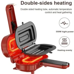Mini-Toast-Press-Grill – Antihaft-Frühstückszubereiter
