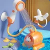 Mini-U-Boot-Babybadewannen-Duschkopf-Set – süßes Badezubehör