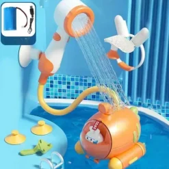 Mini-U-Boot-Babybadewannen-Duschkopf-Set – süßes Badezubehör