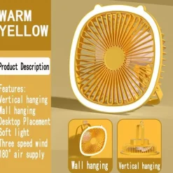 Mini-USB-Luftkühler-Nachtlampe – Kompaktes Haushaltsgerät