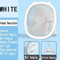 Mini-USB-Luftkühler-Nachtlampe – Kompaktes Haushaltsgerät