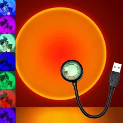 Mini-USB-Sonnenuntergangslampe – Entspannender Nachtlichtprojektor