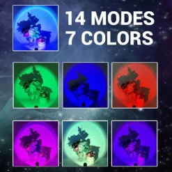 Mini-USB-Sonnenuntergangslampe – Entspannender Nachtlichtprojektor