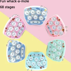 Mini-Whac-a-Mole-Schlüsselanhänger-Spielzeug – lustiges Taschenspiel