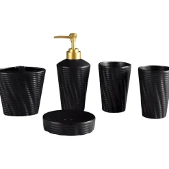 Modern Bath Accessory Set - Menella Collection