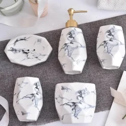 Modern Bath Accessory Set - Menella Collection