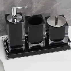 Modern Bathroom Accessories Set - Elegant Home Decor