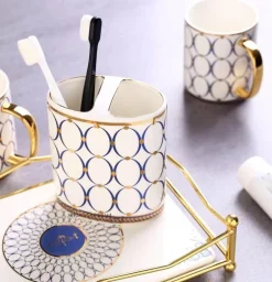 Modern Bathroom Accessory Set - Elegant Pasini Essentials