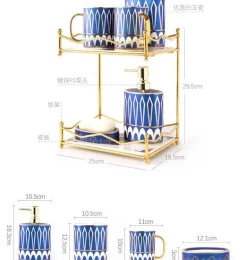 Modern Bathroom Accessory Set - Elegant Pasini Essentials