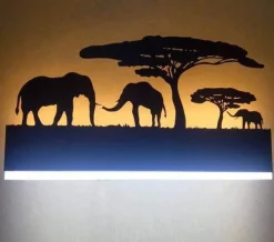 Modern Black LED Wall Lights - Creative Acrylic Design
