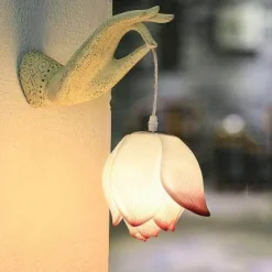 Modern Chinese Lotus Wall Lamp - Creative Decorative Lighting