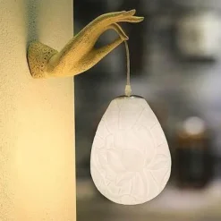 Modern Chinese Lotus Wall Lamp - Creative Decorative Lighting