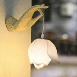 Modern Chinese Lotus Wall Lamp - Creative Decorative Lighting
