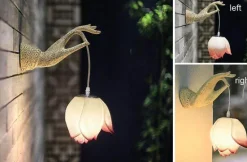 Modern Chinese Lotus Wall Lamp - Creative Decorative Lighting