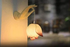 Modern Chinese Lotus Wall Lamp - Creative Decorative Lighting