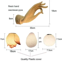 Modern Chinese Lotus Wall Lamp - Creative Decorative Lighting