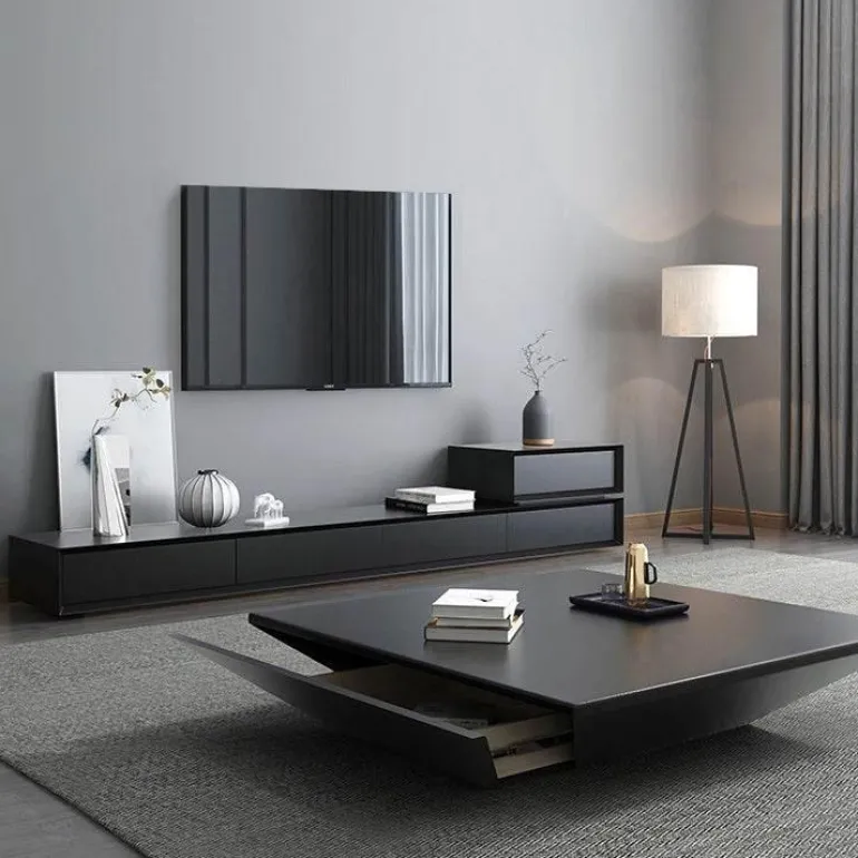 Modern Coffee Table - Elegant Pyramid Design