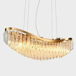 Modern Crystal Chandelier - Dreamy Boat Design Lamp