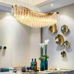 Modern Crystal Chandelier - Dreamy Boat Design Lamp