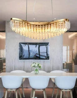 Modern Crystal Chandelier - Dreamy Boat Design Lamp