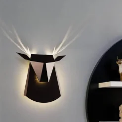 Modern Deer LED Wall Lamp - Creative Light Decor