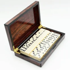 Modern Dominoes Set For Domino Game, Gift For Dad