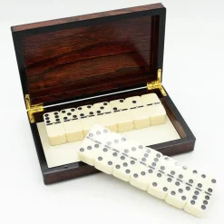 Modern Dominoes Set For Domino Game, Gift For Dad