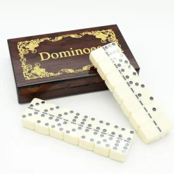 Modern Dominoes Set For Domino Game, Gift For Dad