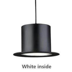 Modern Gentleman Hat Pendant Light - Unique Ceiling Fixture