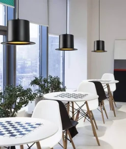 Modern Gentleman Hat Pendant Light - Unique Ceiling Fixture