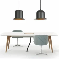 Modern Gentleman Hat Pendant Light - Unique Ceiling Fixture