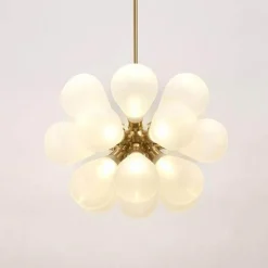Modern Glass Pendant Lamp - Stylish Bubbly Lighting