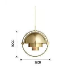 Modern Iron Ball Chandelier - Nordic Lighting Fixture