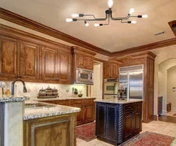 Modern Iron Chandelier - Metal Lighting Fixture