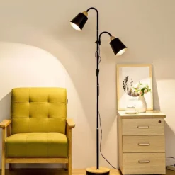 Modern LED Floor Lamp - TwinRay Reading Light