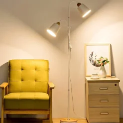 Modern LED Floor Lamp - TwinRay Reading Light