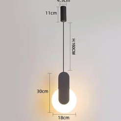 Modern LED Half Sun Chandelier - Contemporary Lighting Fixture