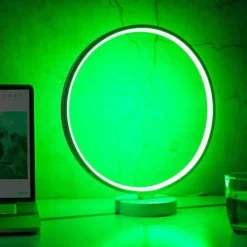 Modern LED Table Lamp - Nordic Circle Mood Lighting
