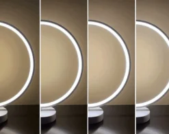 Modern LED Table Lamp - Nordic Circle Mood Lighting