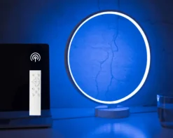 Modern LED Table Lamp - Nordic Circle Mood Lighting