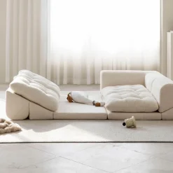 Modern Low Lounger Sofa - Relaxed Seating