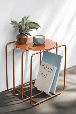 Modern Minimalist Metal Coffee Table – Small Luxury Center Table