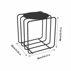 Modern Minimalist Metal Coffee Table – Small Luxury Center Table