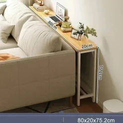 Modern Narrow Sofa Table - Space-Saving Contemporary Design