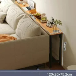 Modern Narrow Sofa Table - Space-Saving Contemporary Design