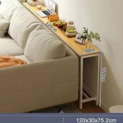 Modern Narrow Sofa Table - Space-Saving Contemporary Design