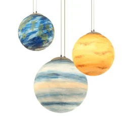 Modern Planet Pendant Light - Creative Universe Design