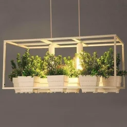 Modern Plant Chandelier Lamp - Creative Indoor Lighting