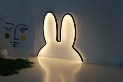 Modern Rabbit Night Lamp - Cute LED Bedroom Lighting
